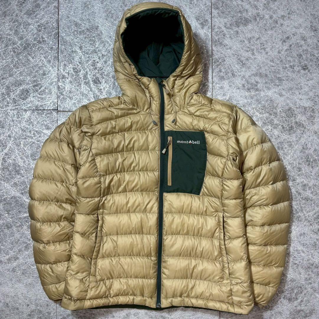 モンベル コロラドパーカ ダウンジャケット カーキ L レディース リバーシブル