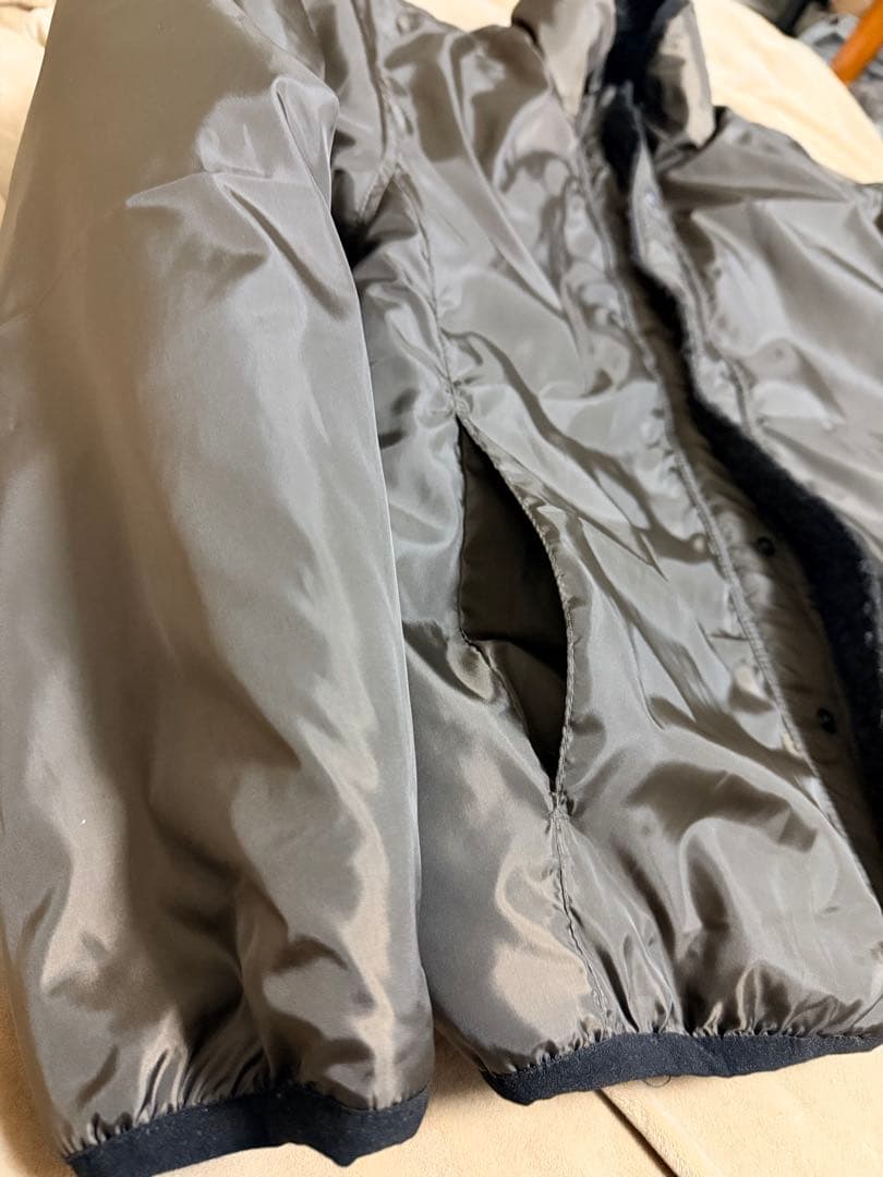 未使用 2面用 スケルトン フリースジャケット スカル骨 スカジャン