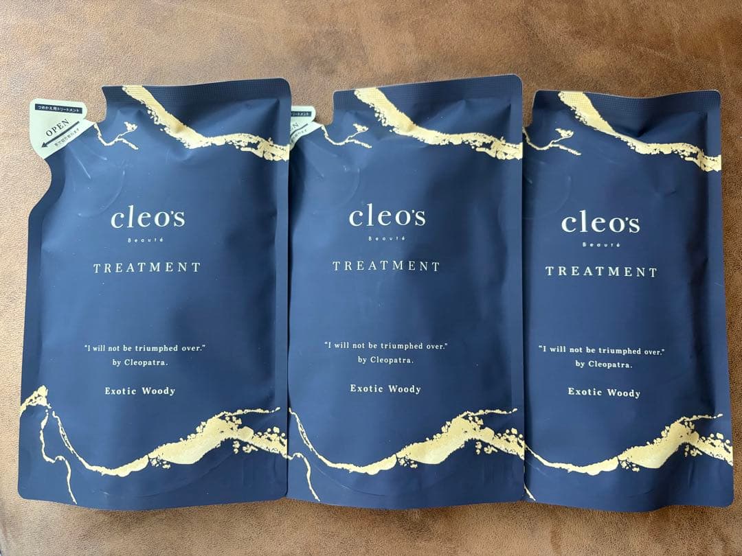 cleo's トリートメント エキゾチックウッディ 3パックセット
