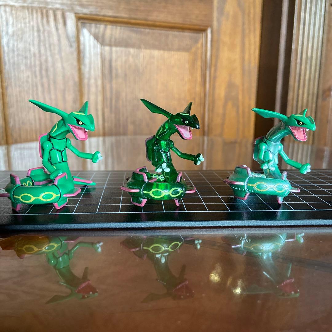 ポケモン モンコレ レックウザ 3体 3種類 2004年 TOMY製 レア - メルカリ