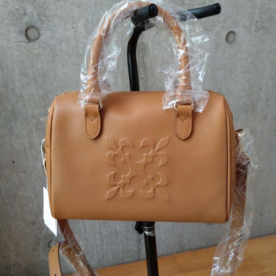 八駆郎　russet　2wayミニボストン　キャメル　新品未使用タグ付