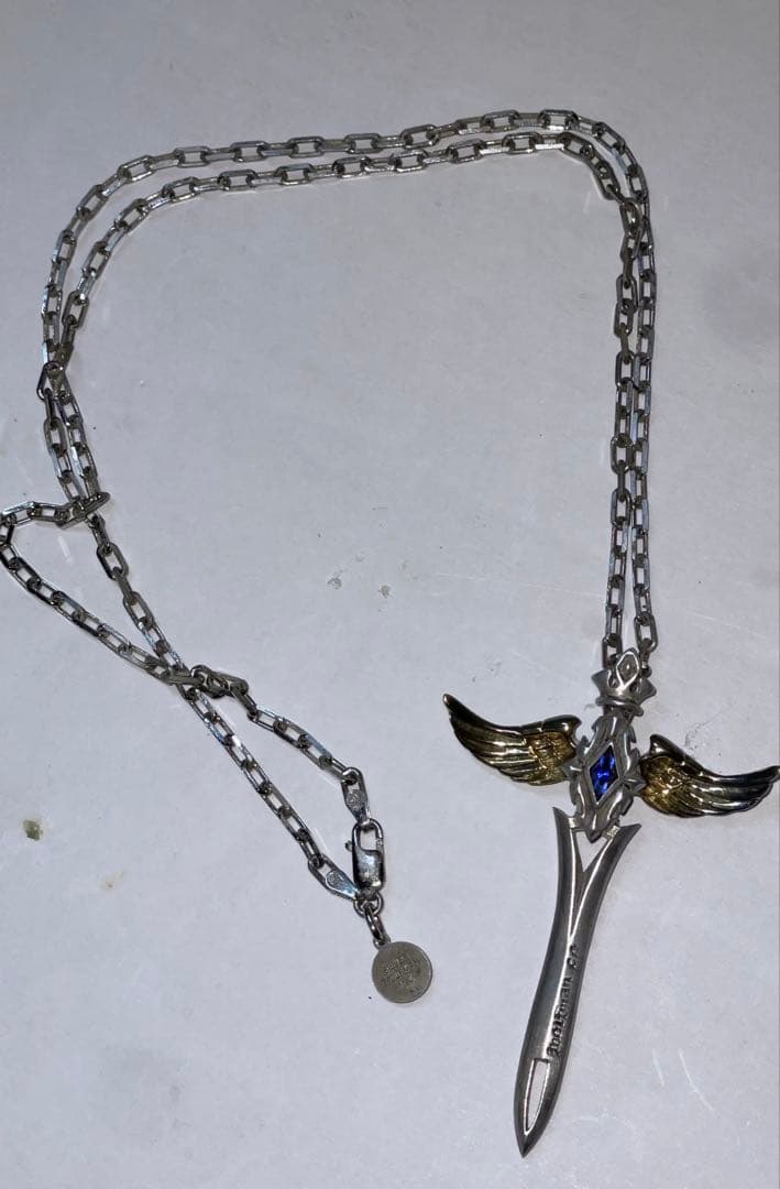 ウルフマン ネックレス シルバー925 ブルークリスタル 楽天市場】ウルフマン トリプルスターウルフ クロウ チタン ネックレス