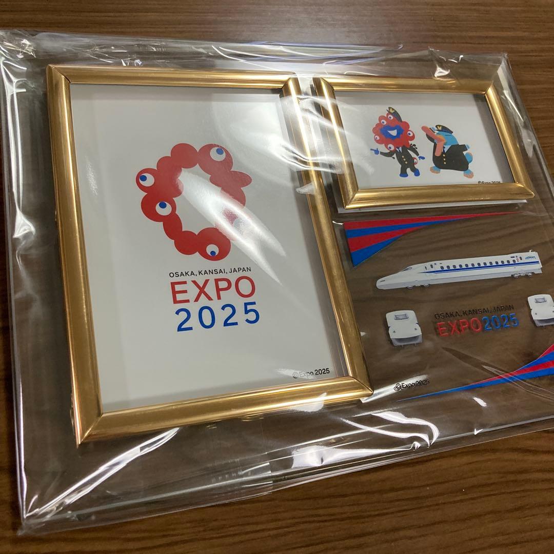 大阪・関西万博】ICOCA ミャクミャク×イコちゃん ガラス製フォト
