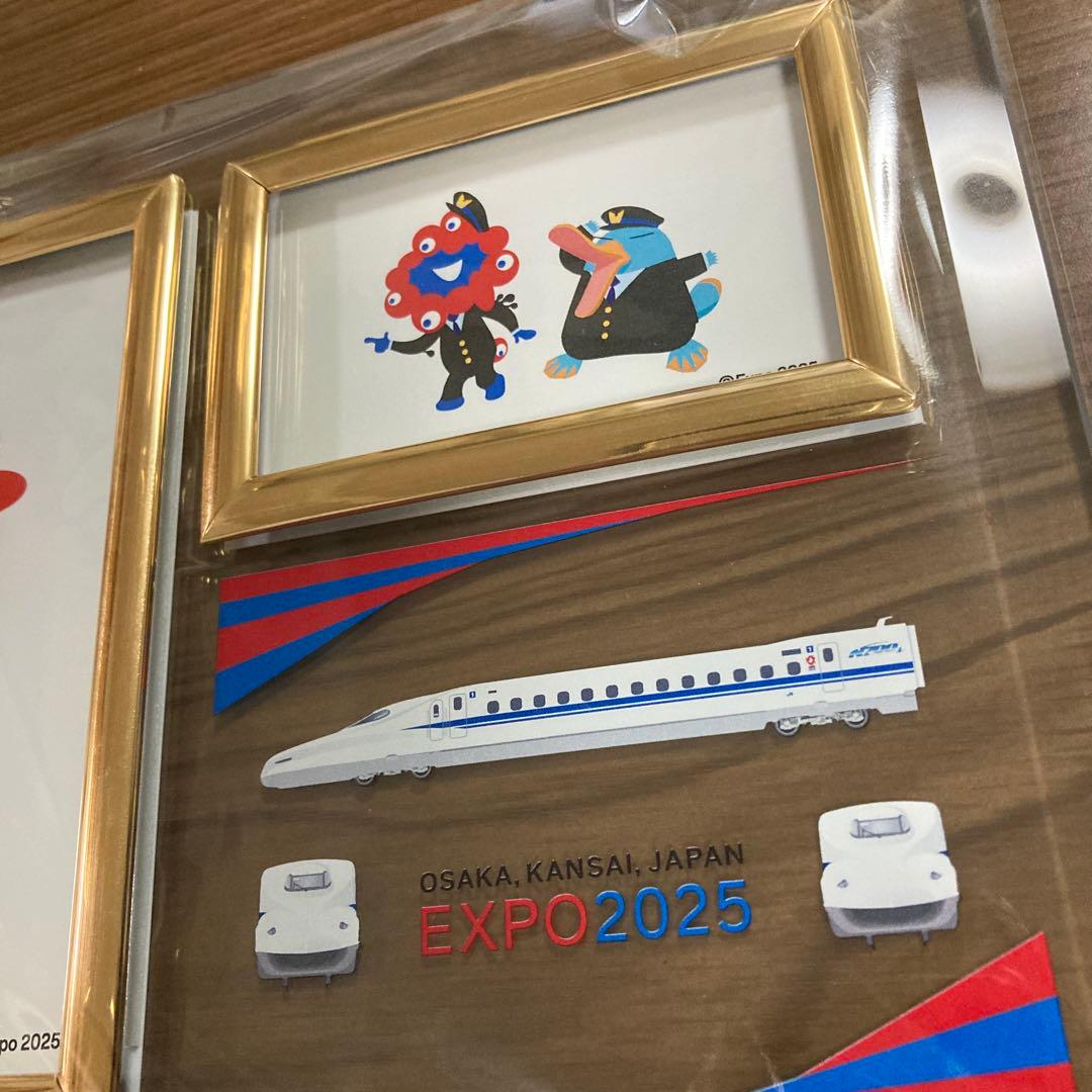 大阪・関西万博】ICOCA ミャクミャク×イコちゃん ガラス製フォト