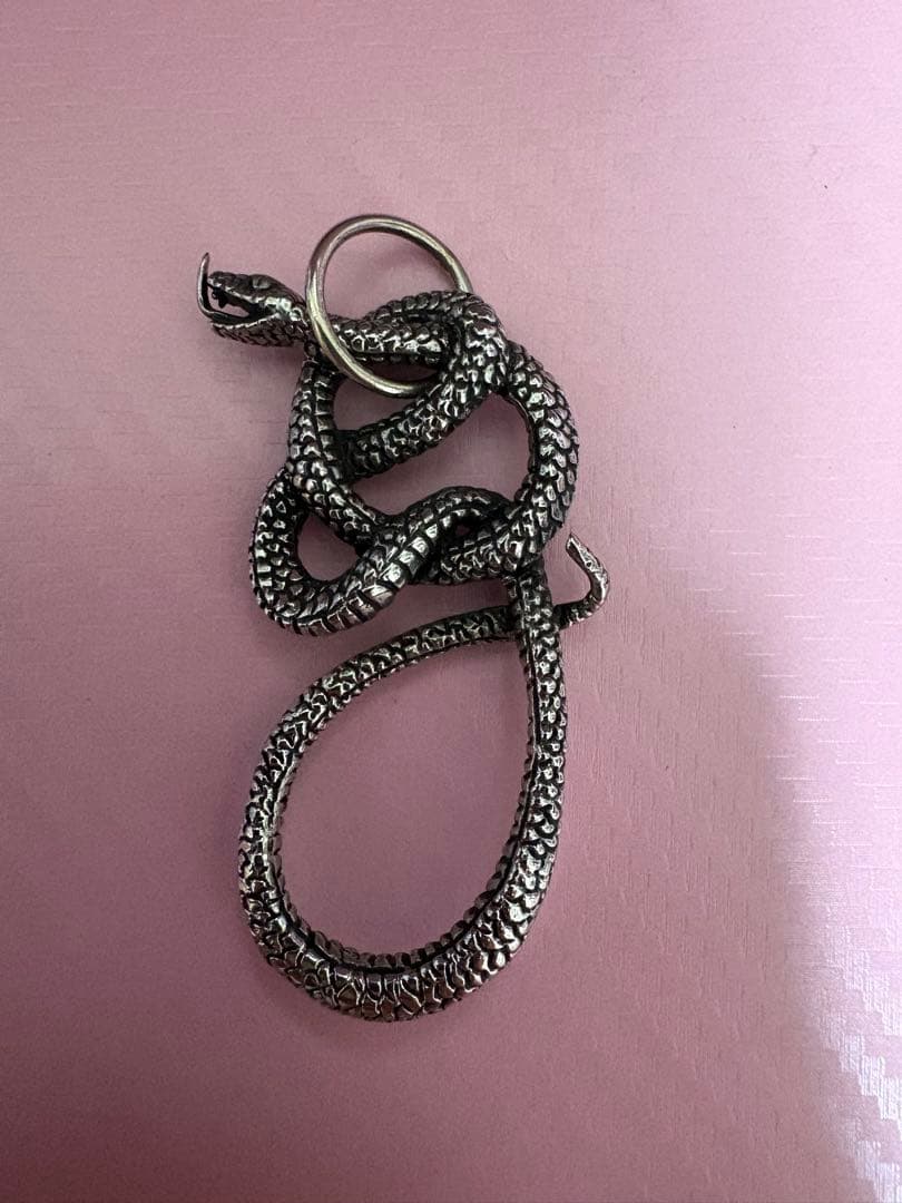 gunda ｇネックレス　トップ　Hyde愛用ブランド　蛇 シルバー925 スネーク ネックレス 蛇 ヘビ hyde gunda 好きにも - メルカリ