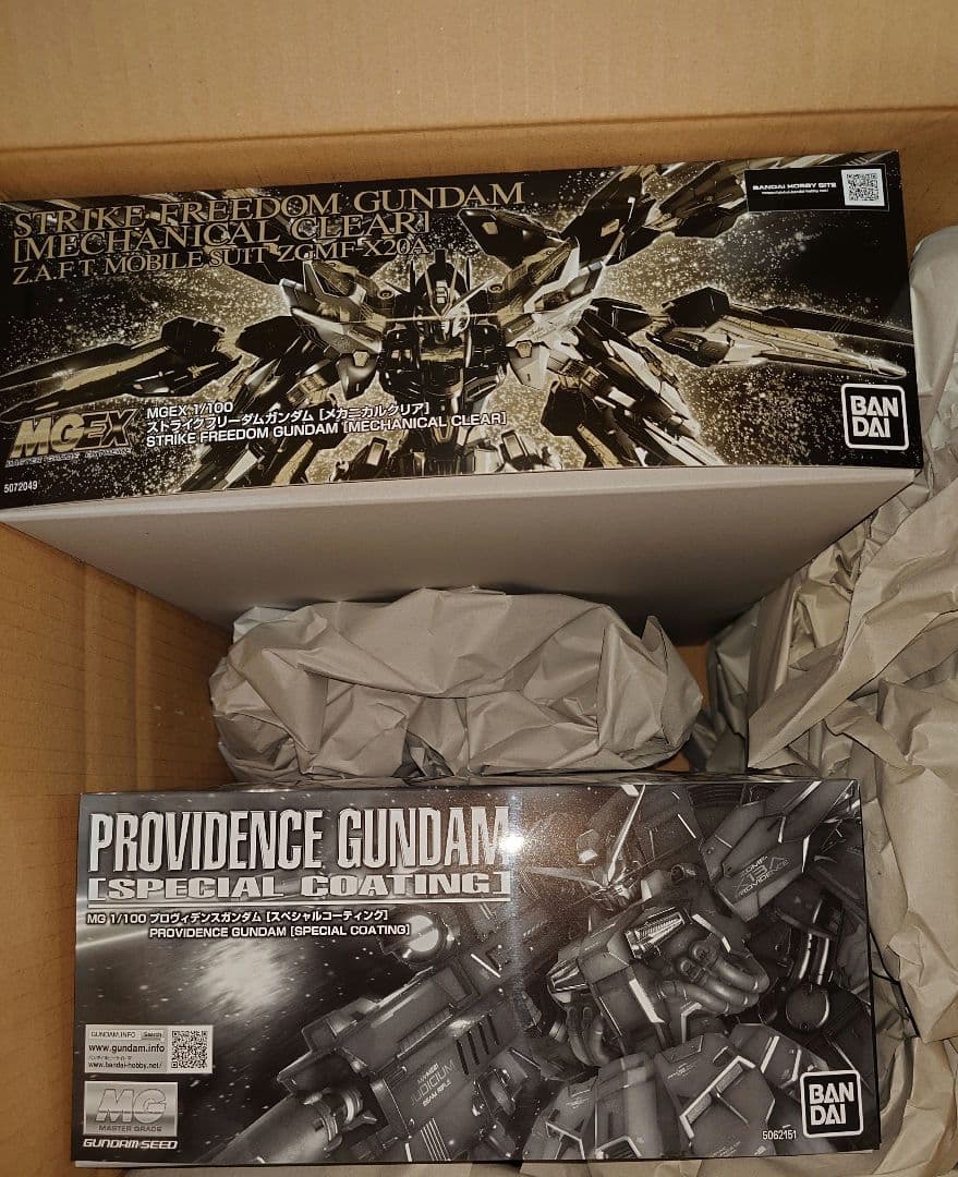 MGEXストライクフリーダム（クリア）MGプロヴィデンスガンダム　2個セット