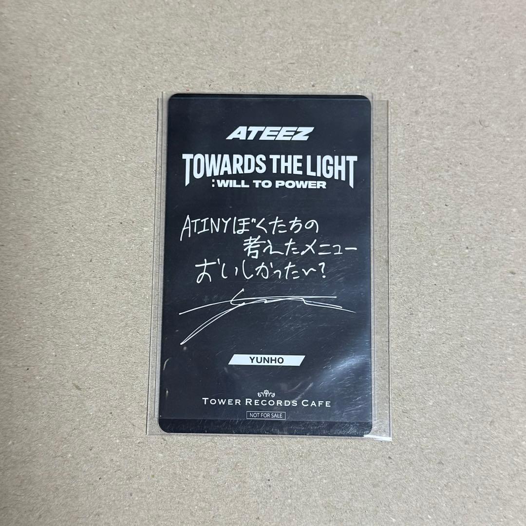 ATEEZ タワレコカフェ 後期 トレカ ユノ - メルカリ