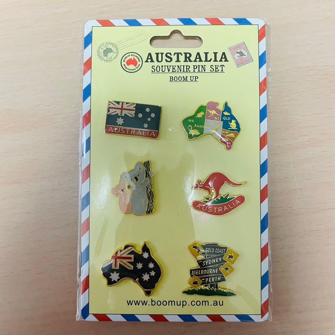 オーストラリア ピンバッジセット - メルカリ