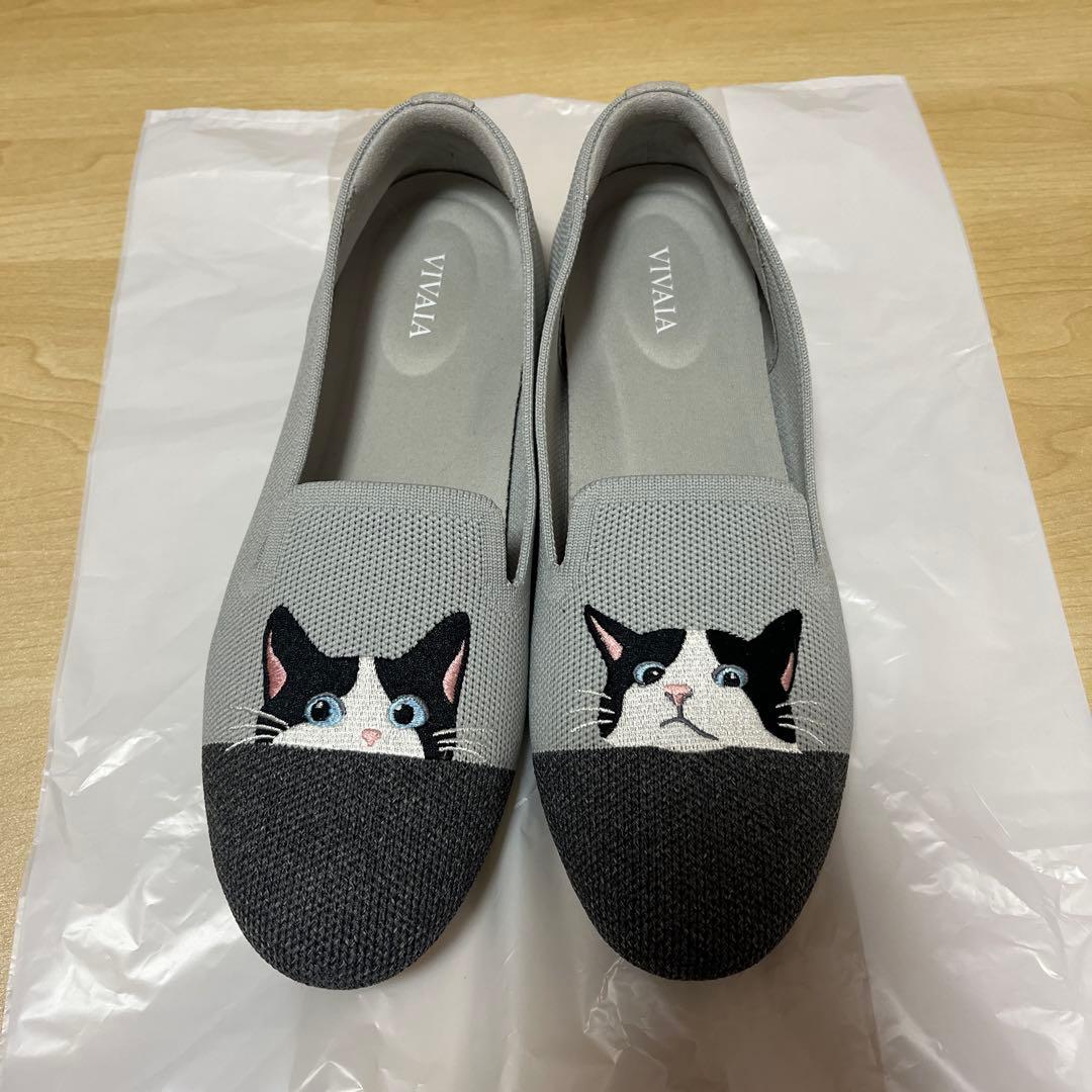 VIVAIA ローファー 猫 24センチ