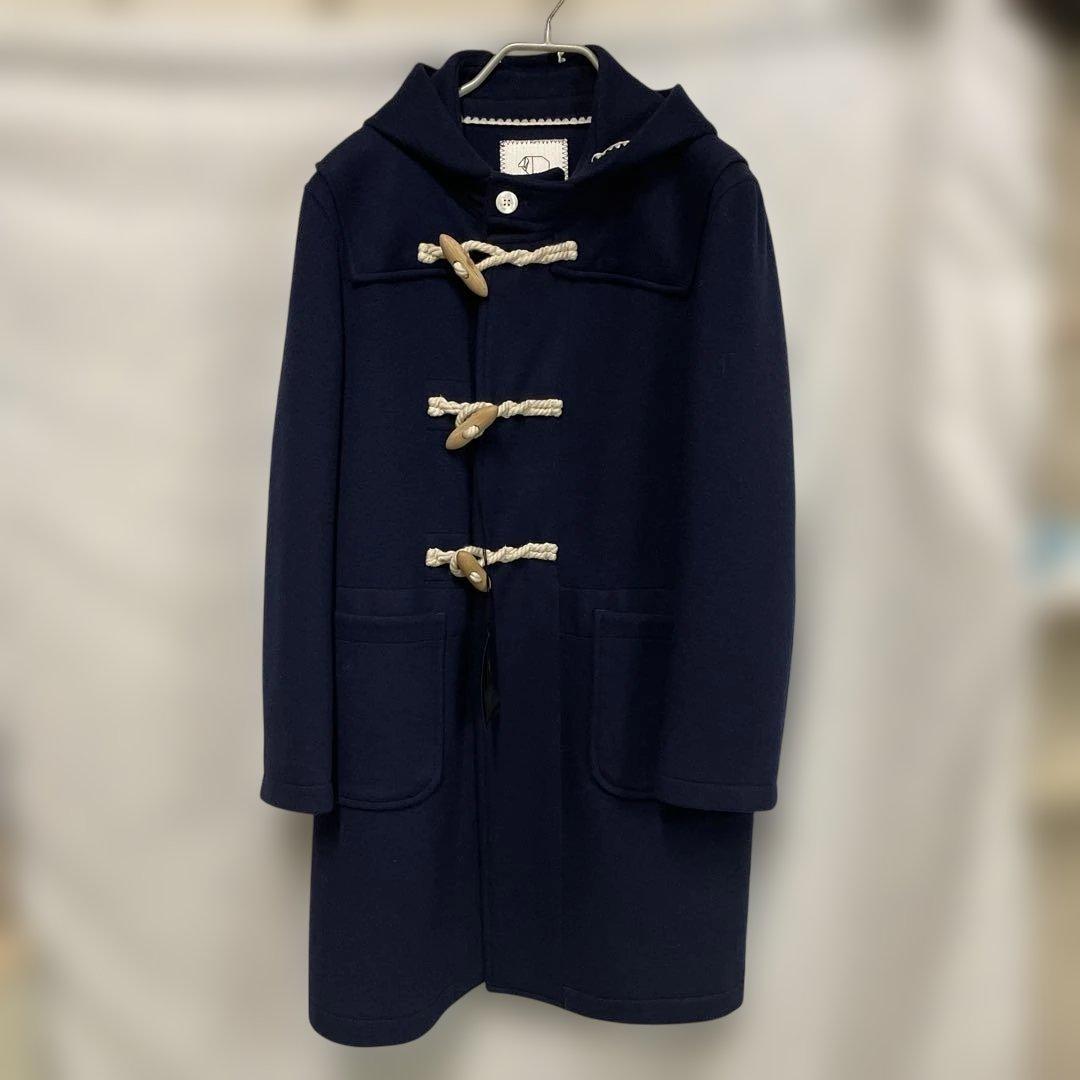 新見本工場　blanketのハマグリコート　ネイビーサイズ3