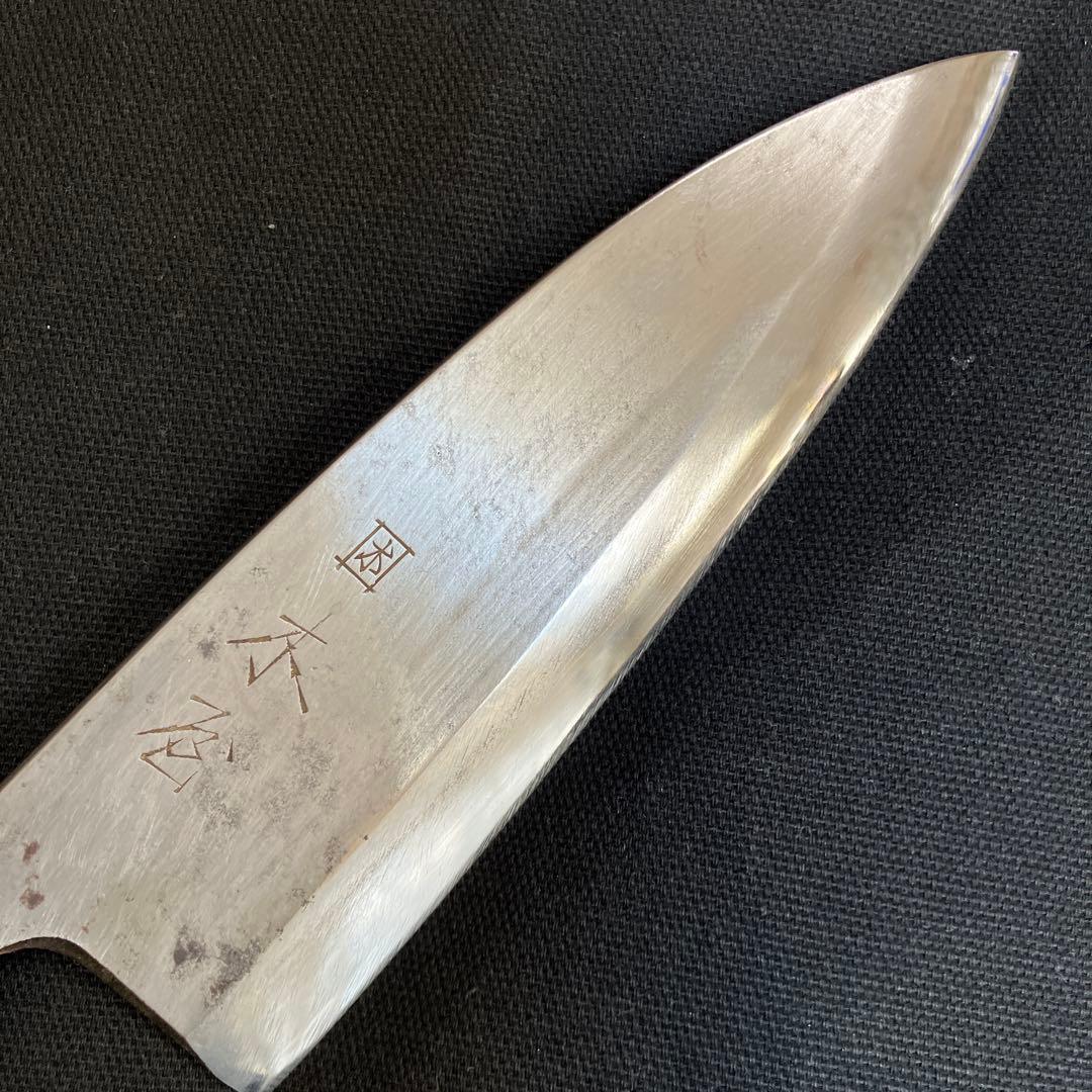 出刃包丁 木屋特製イズツキ水牛柄15センチ - メルカリ