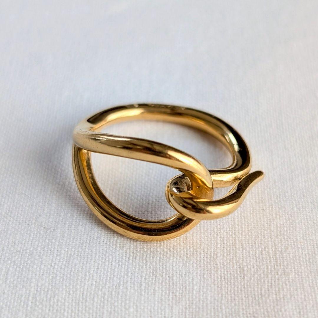 【美品】HERMES エルメス スカーフリング 《ジャンボ》