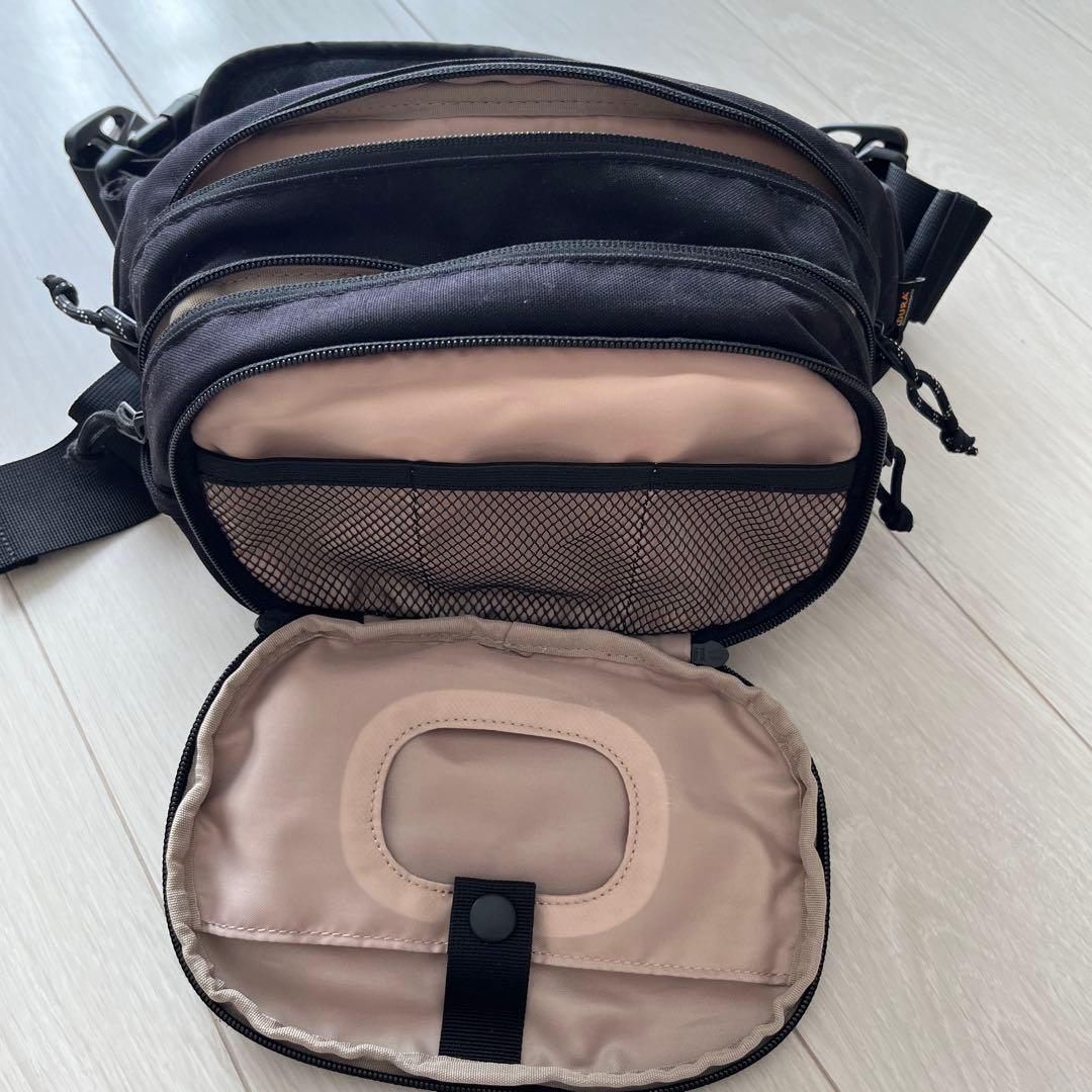 Hugoo ハグー ヒップシート ショルダーバッグ ヒップシート（ブラック