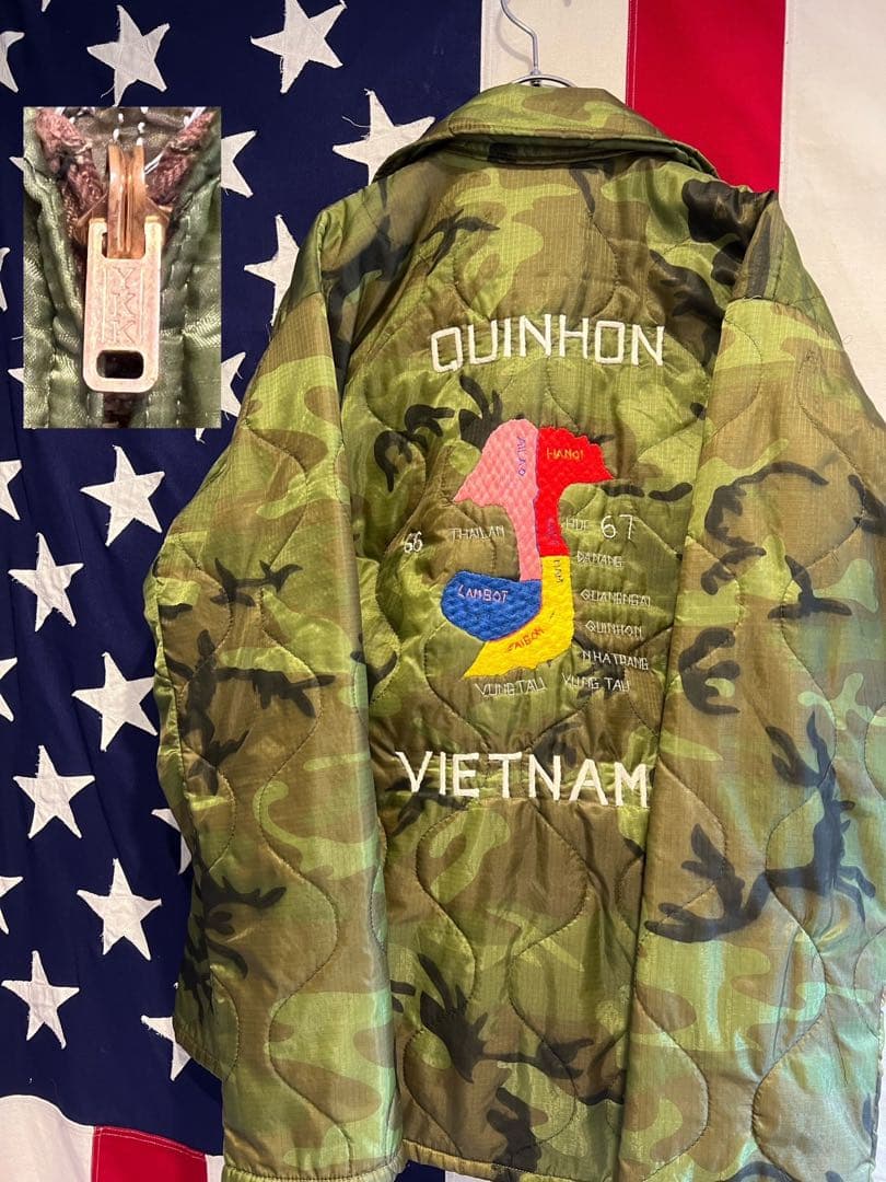 ☆60s☆ベトジャン☆スーベニアジャケット☆YKKジッパー☆キルティング