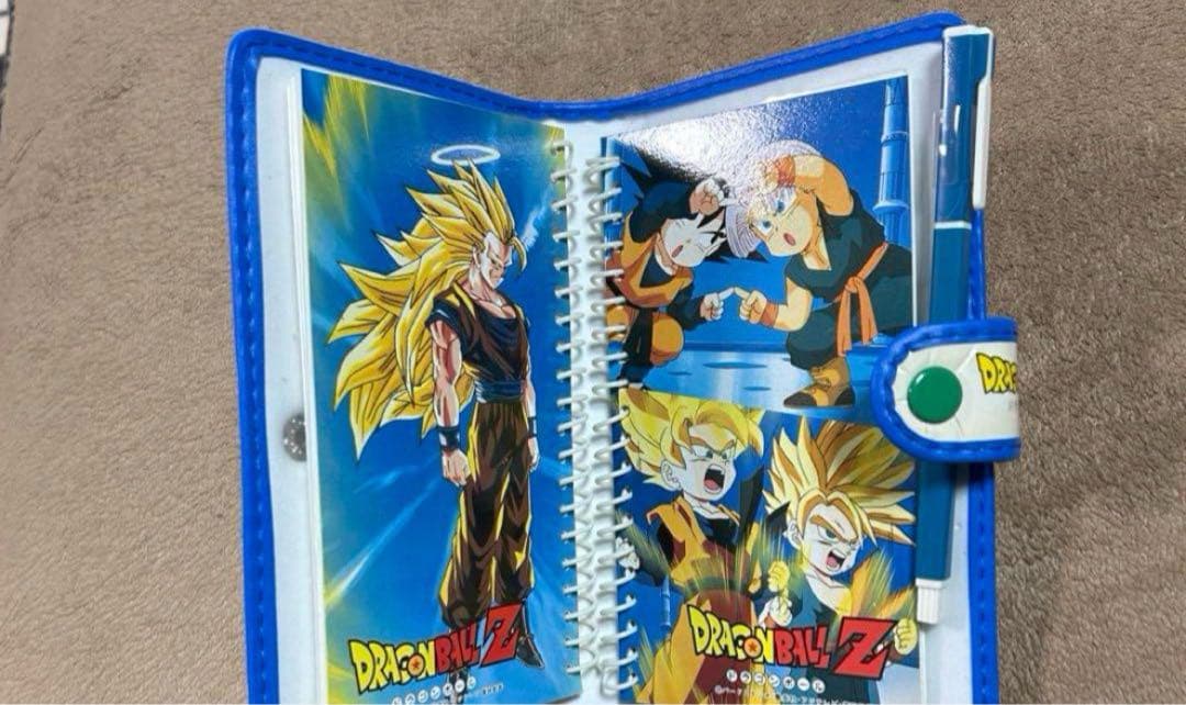 超レア ドラゴンボールZ システム手帳 シール付き 経年劣化あり