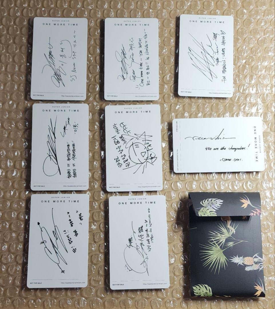 Super Junior one more time トレカ セット まとめ売り - メルカリ