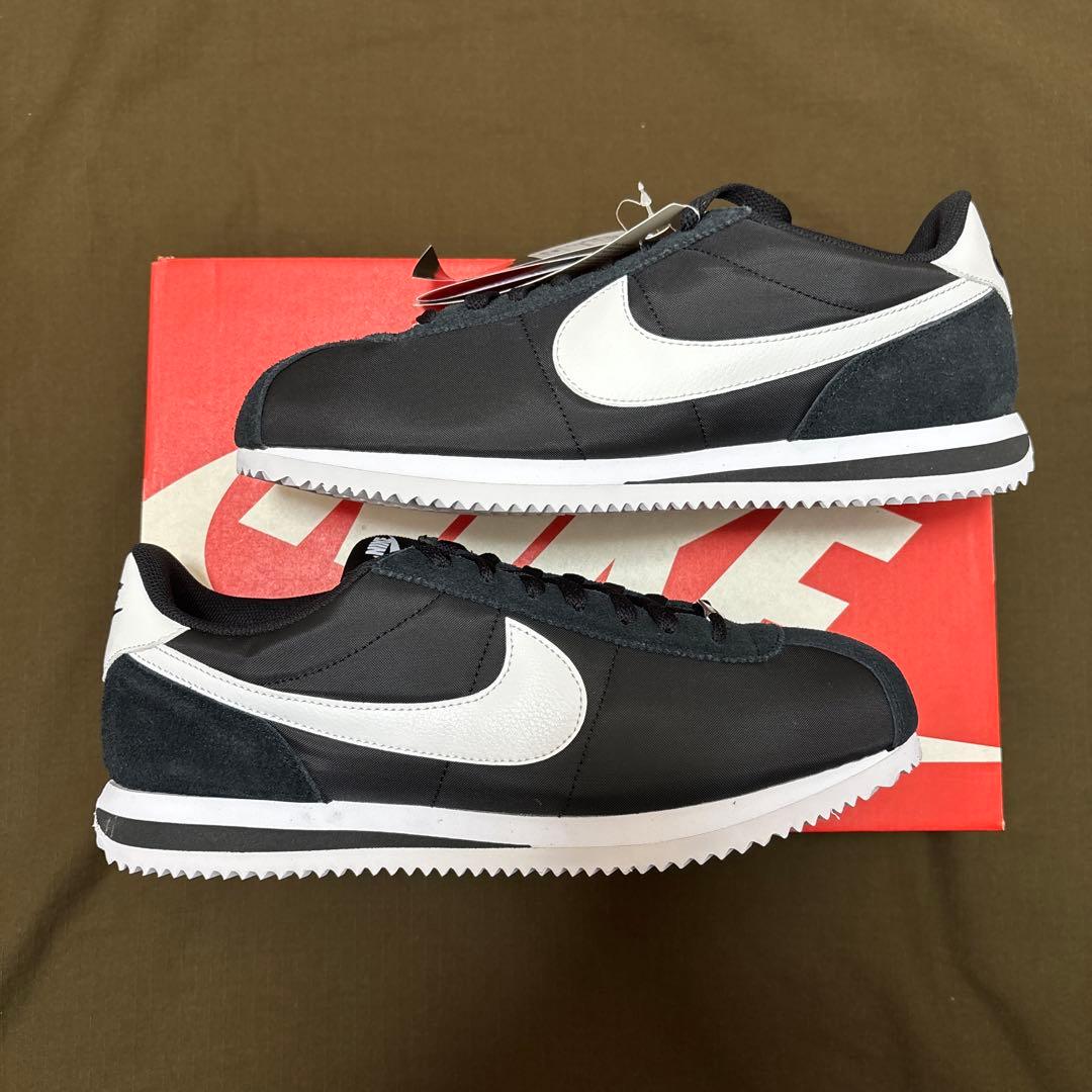 NIKE CORTEZ DZ2795 001 復刻　クラシック　ナイロン NIKE C/O NIKE WMNS CORTEZ ブラック/ホワイト DZ2795-001｜アメ横老舗