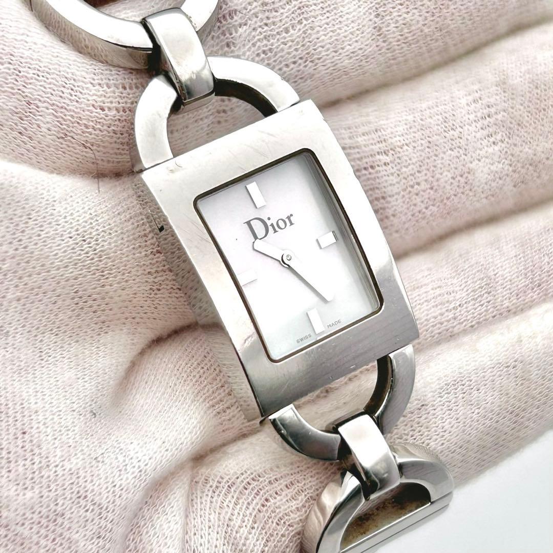 稼働】Christian Dior マリス ブレスウォッチ シェル シルバー - メルカリ