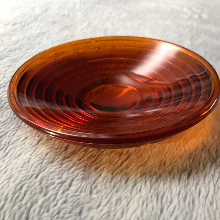 戦前？ ガラス製の信号機用黄色レンズ 国鉄 JR 鉄道ファン 収集鉄 廃線