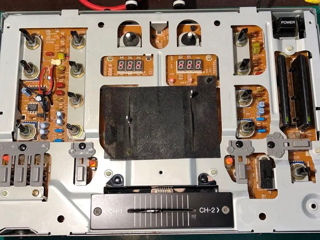 pioneer dj パイオニア DJM-300 黒 フェーダーメンテナンス