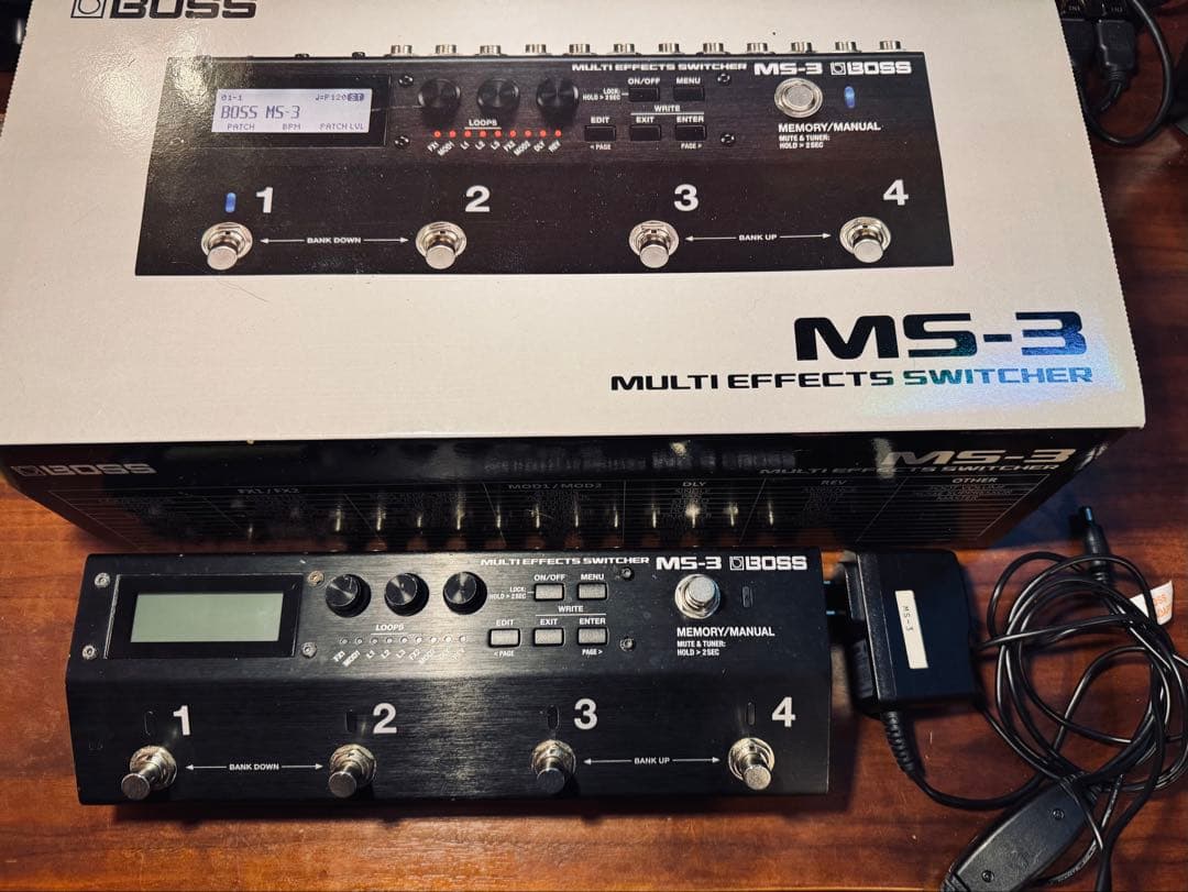 BOSS MS-3 マルチエフェクトスイッチャー アダプター箱付き