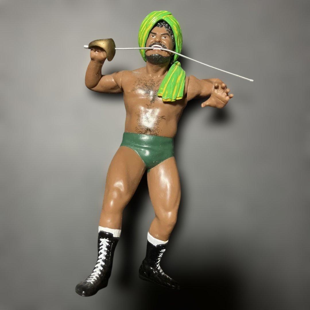 M260112★ 希少　タイガー・ジェット・シンのプロレスフィギュア