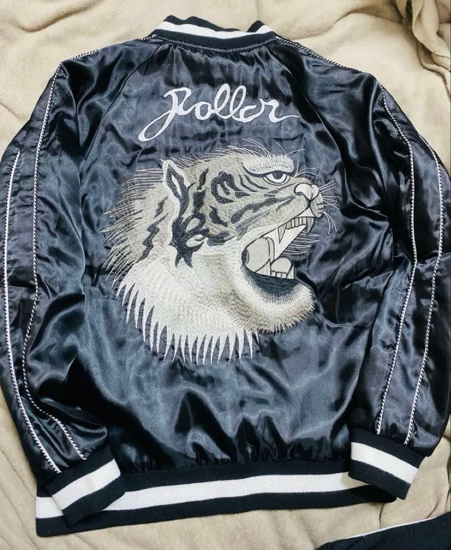 ROLLING 美品虎日本限定 スカジャン unisex vintage サテン