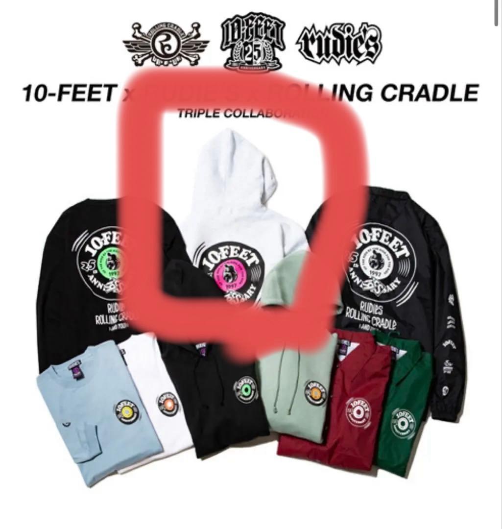 10-FEET x RUDIE'S x ROLLING CRADLE パーカー