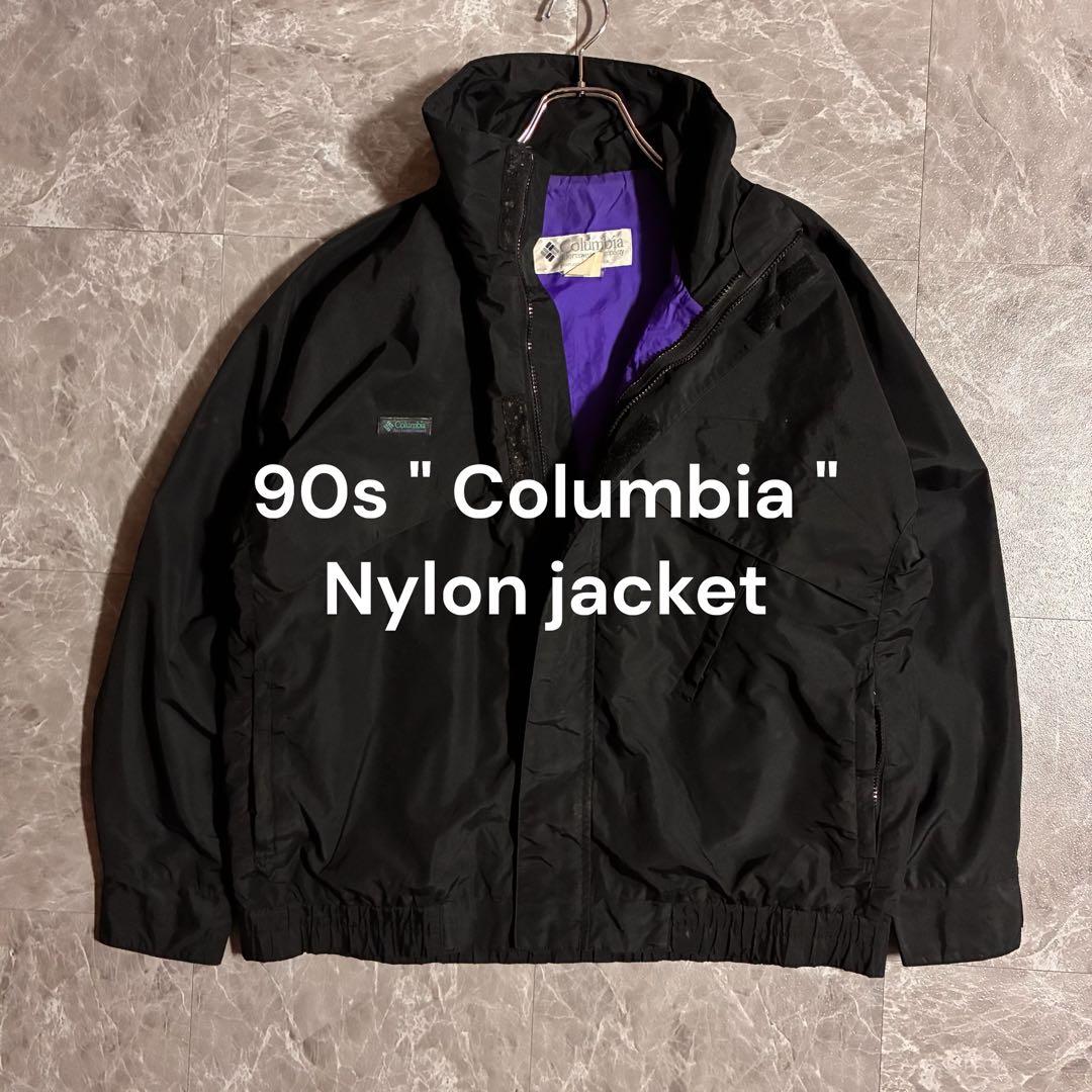 90s Columbia コロンビア ヴィンテージ ナイロンジャケット刺繍