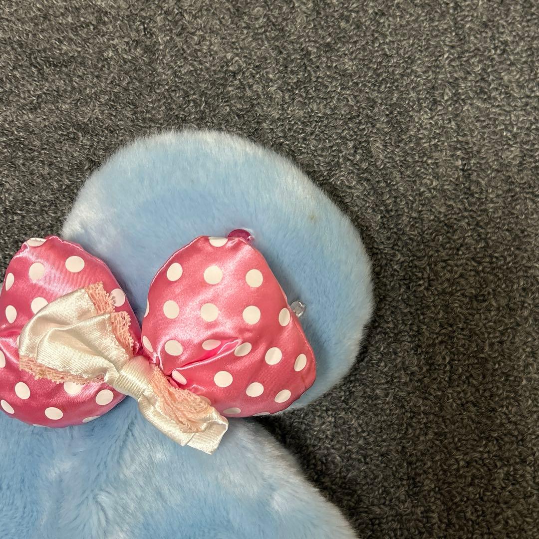 ディズニー ファンキャップ ミニー 水色 - メルカリ