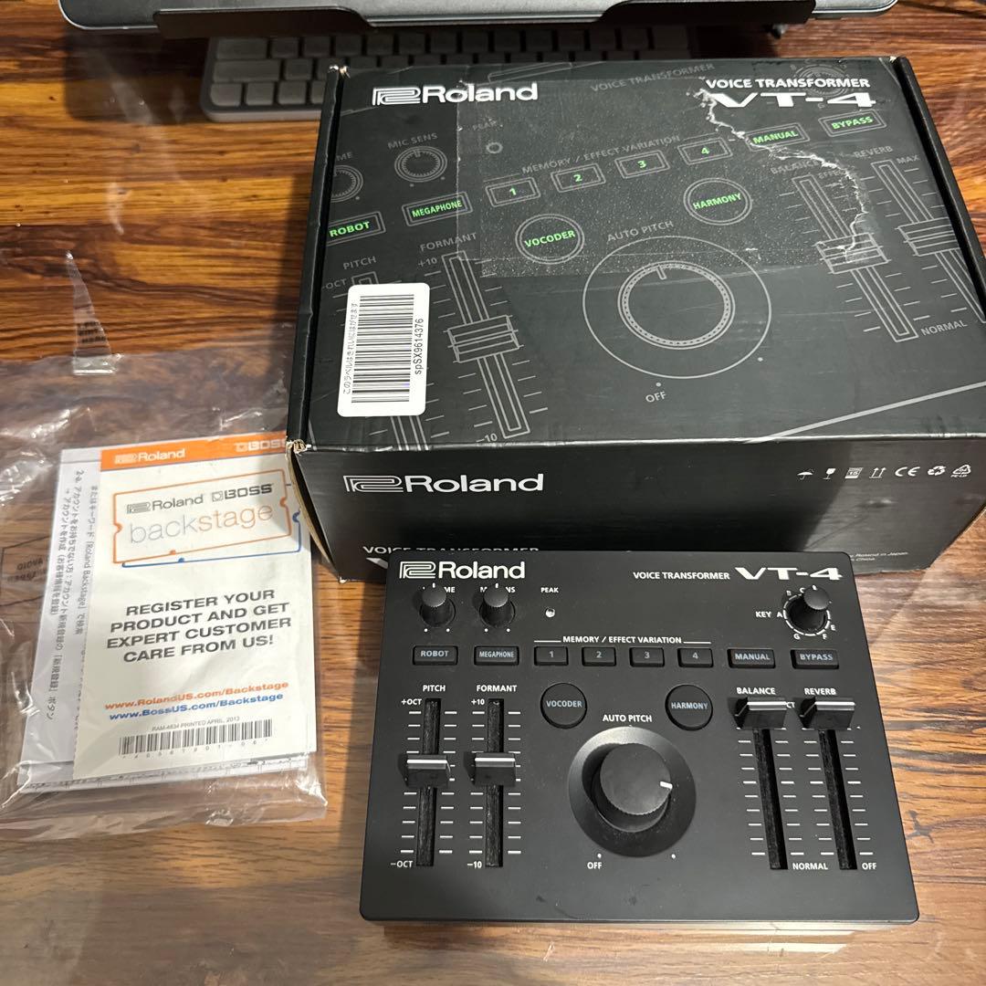 Roland VT-4 ファームウェア更新済 ROLAND ( ローランド ) VT-4 ボイス・トランスフォーマー ボーカル