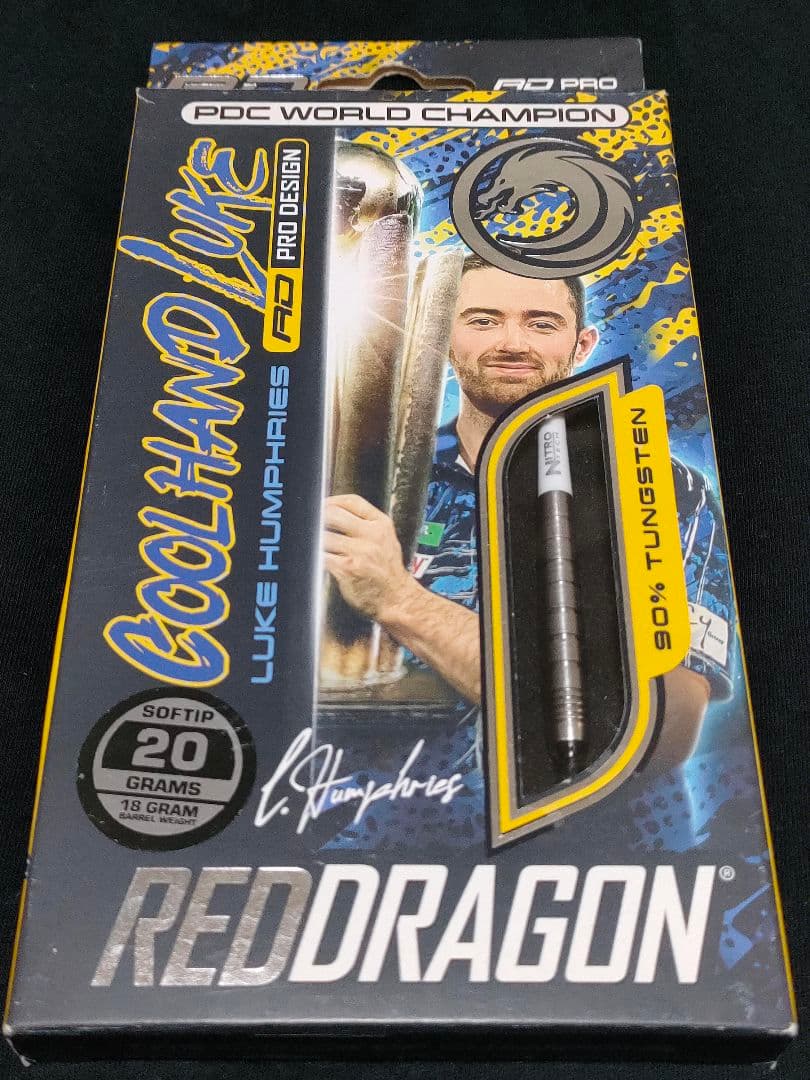 ダーツ RED DRAGON LUKE HUNPHRIES 20g Red Dragon Luke Humphries TX5 90% - Soft Tip Darts - Dartshopper.com