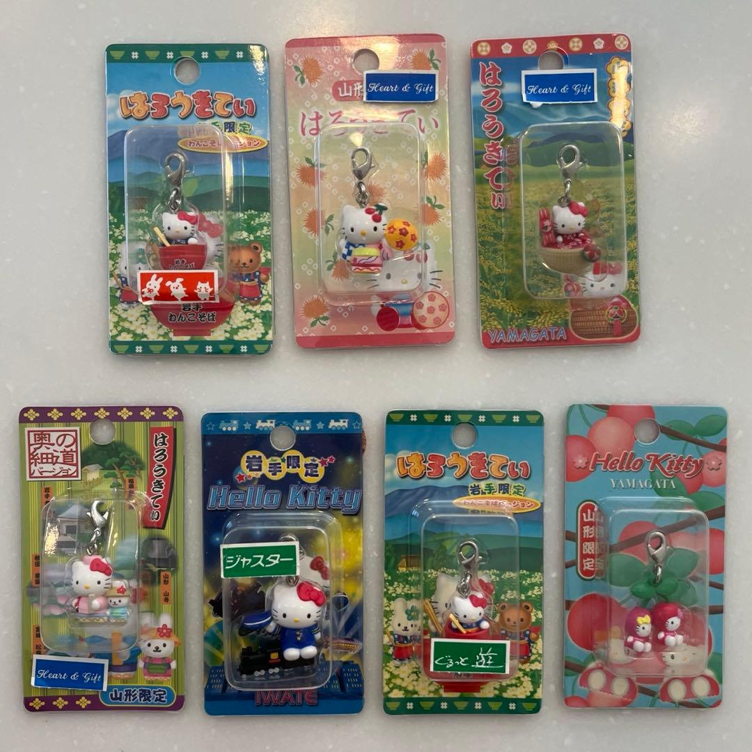 ハローキティ ストラップ まとめ売り ご当地キティ 山形 岩手 限定