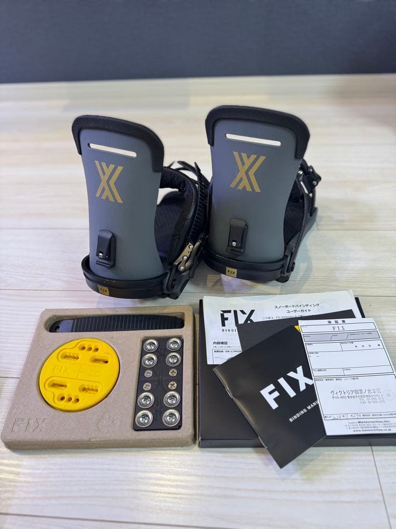 23-24 FIX フィックス YALE ビンディング 保証書付き