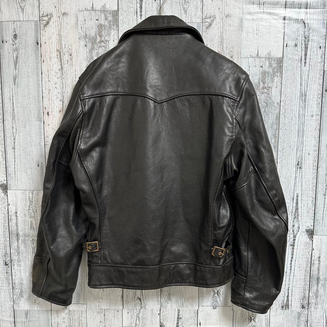 希少モデル】schott シングルレザージャケット 637 USA製 Dポケ - メルカリ
