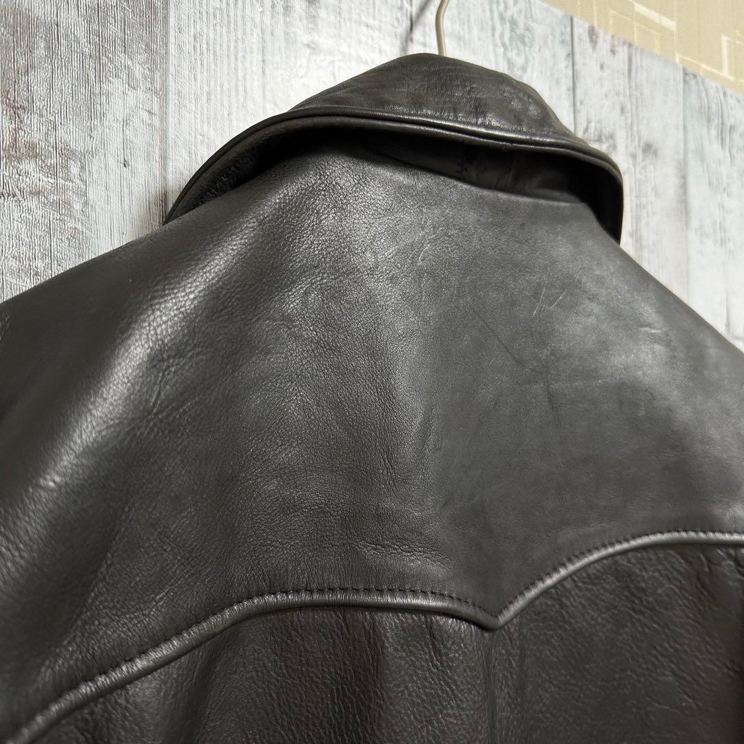 希少モデル】schott シングルレザージャケット 637 USA製 Dポケ - メルカリ