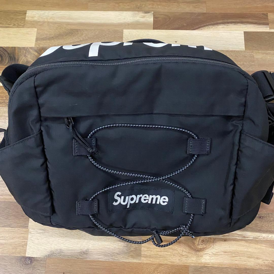 Supreme シュプリーム 17ss waist bag 黒 ショルダーバッグ