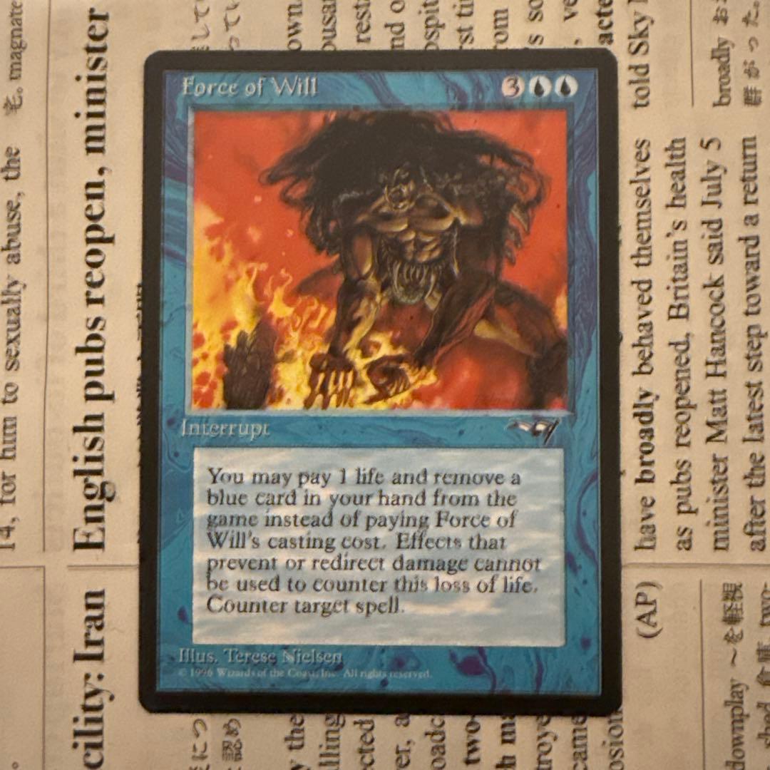 MTG Force of Will 意志の力 アライアンス　ALA