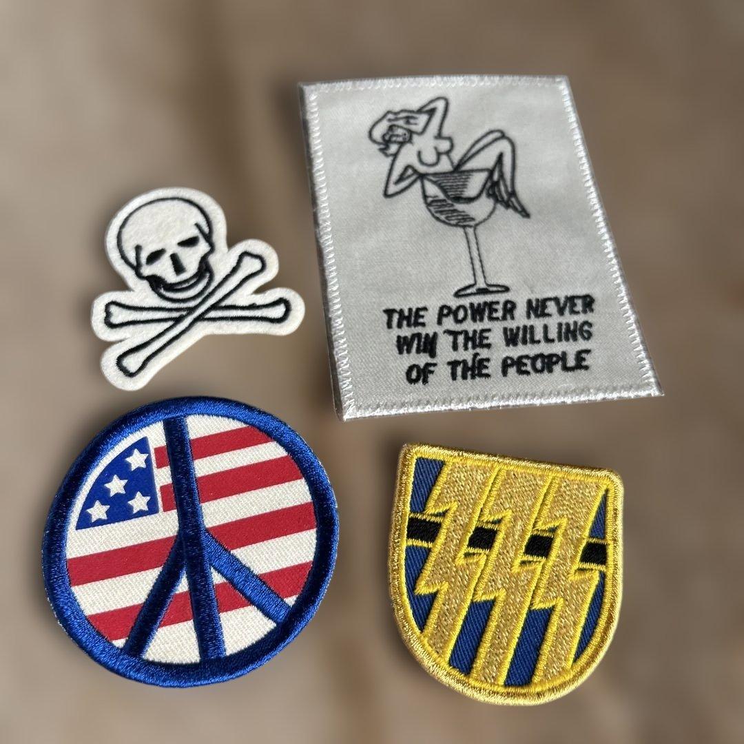 NEIGHBORHOODワッペン4個set　新品未使用　スカーフ付