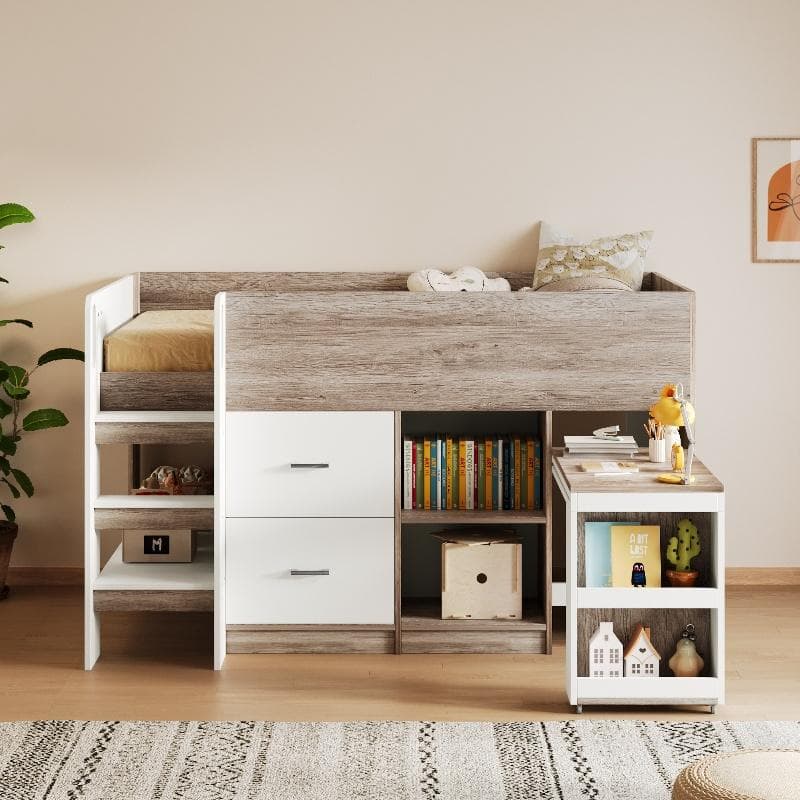 数量限定セール！システムベッド 高さ120cm シングル一人暮らし タイプA システムベッド ロフトベッド 階段付き S 高さ120cm シングル ベッド