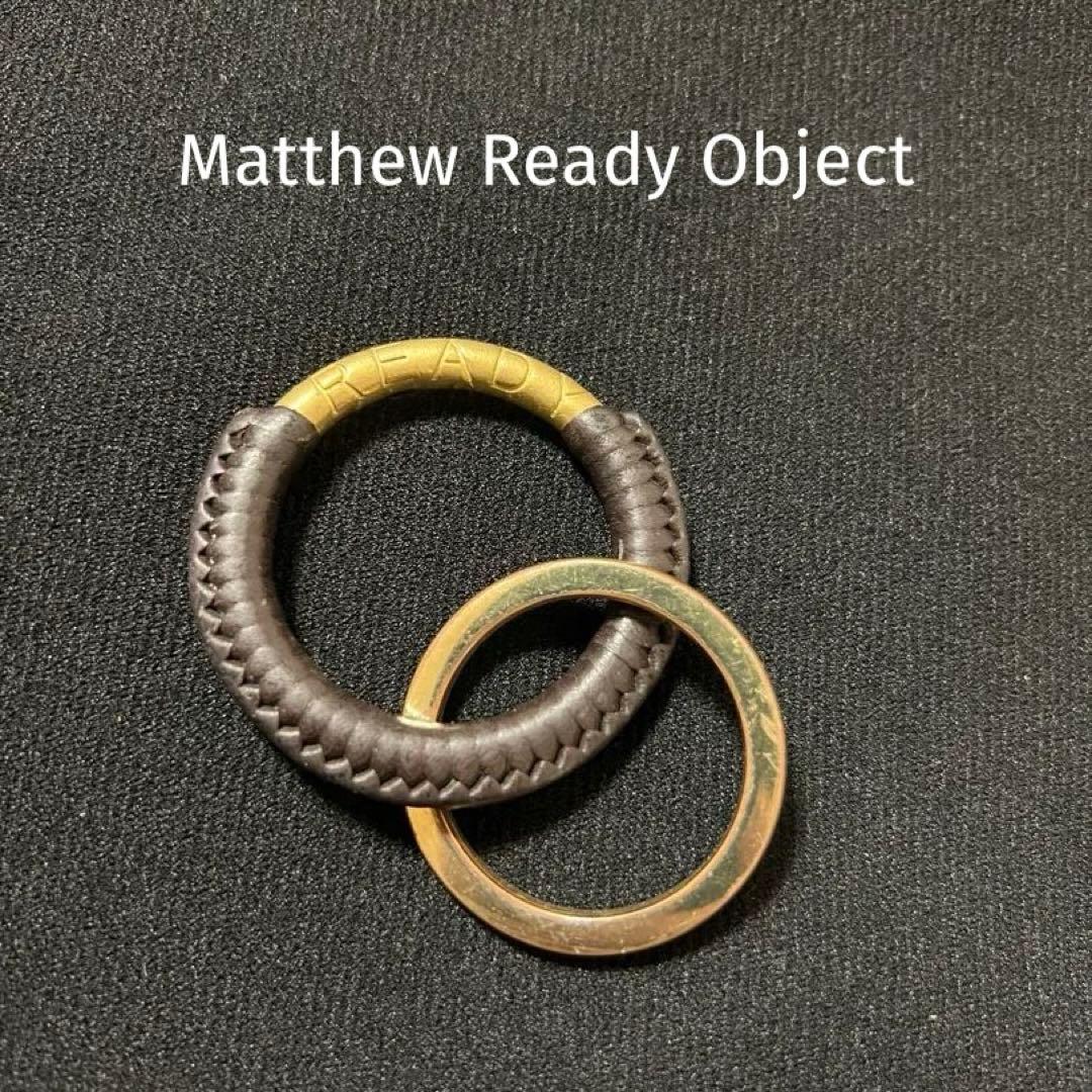 READY OBJECT キーリング　レザー　真鍮　ロンハーマン I’m OK