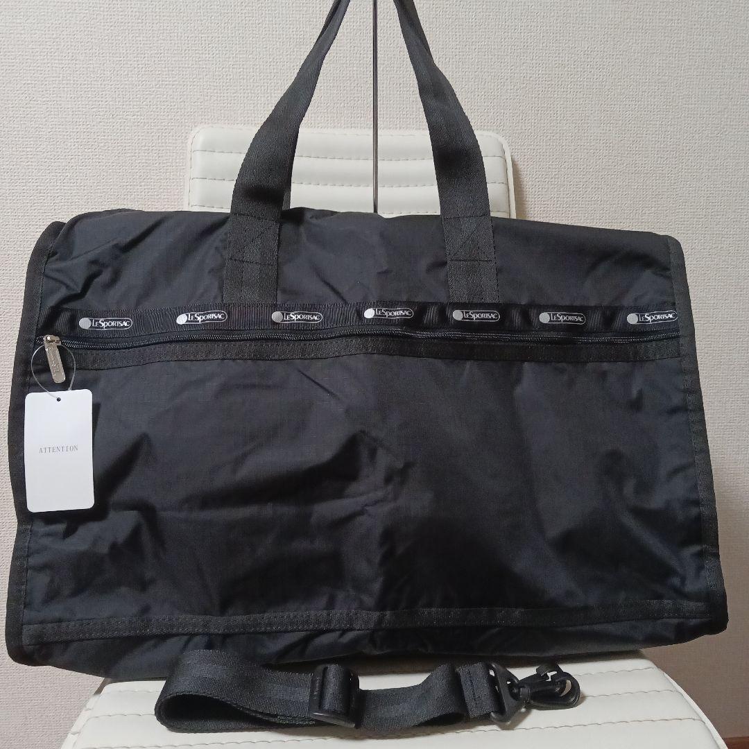 2520　レスポートサック　ボストンバッグ　黒　新品　50cm