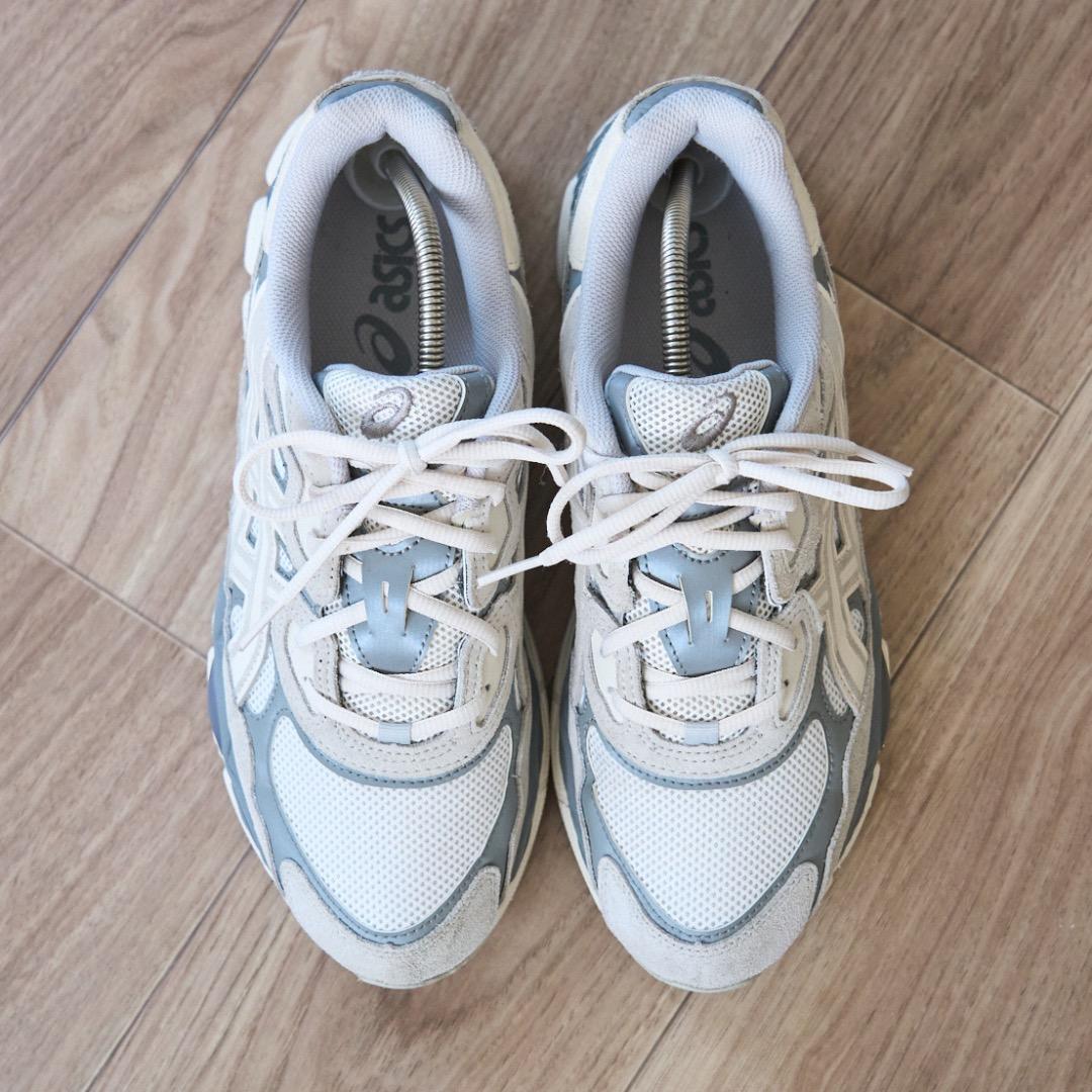 美品 ASICS GEL-NYC cream/oystergray 27.5cm