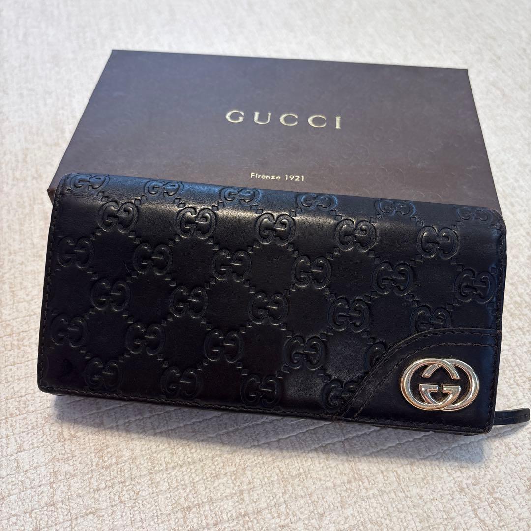 値下げ 正規品 GUCCI GGパターン 長財布