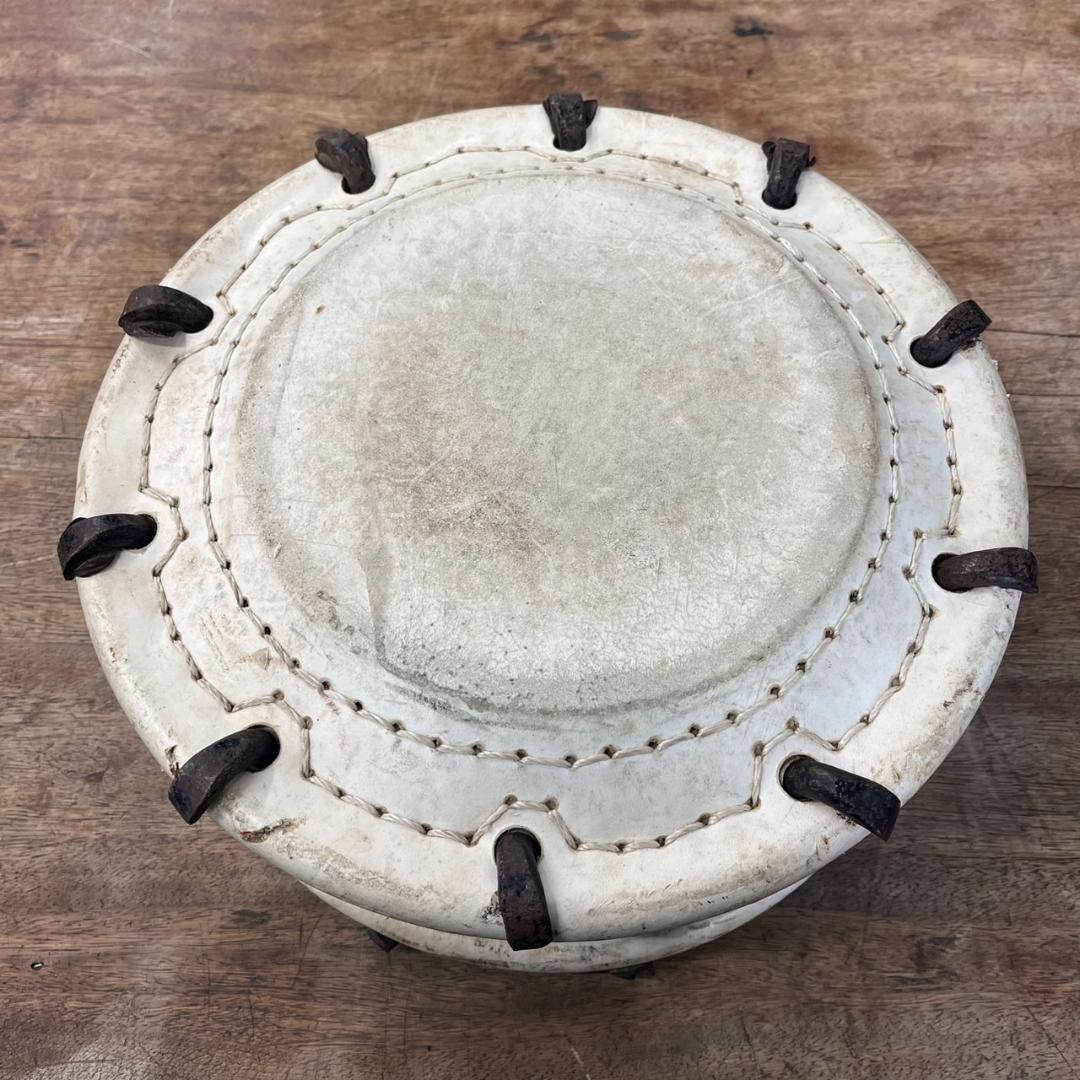 K◇ 詳細不明 和太鼓 和楽器 三丁掛ボルト締 締太鼓 直径約35cm