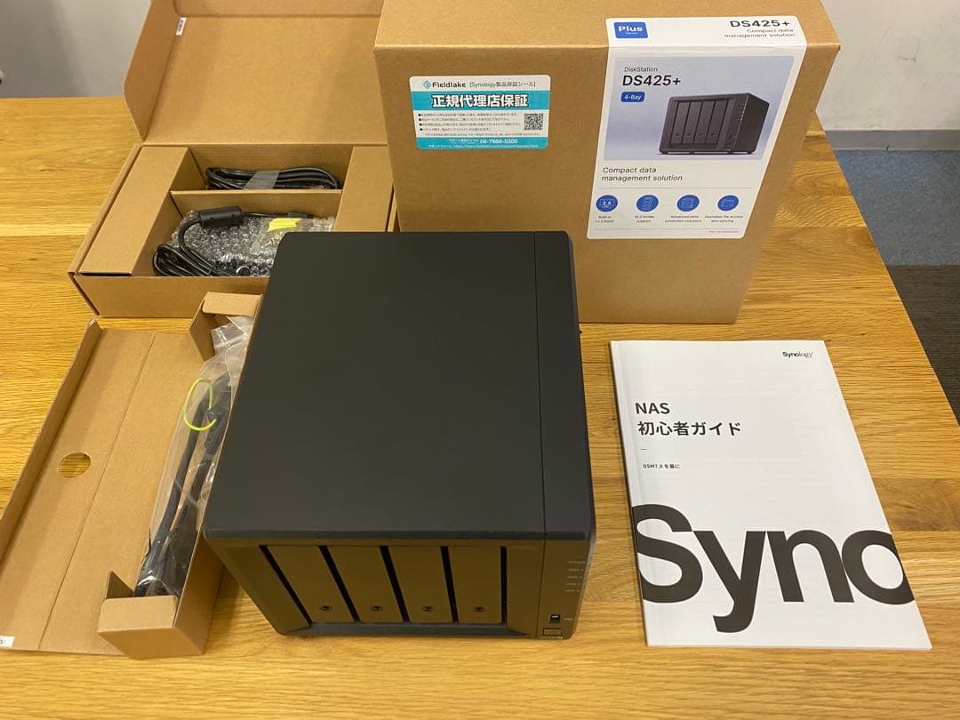 か*）様 【週末値下げ】【美品】Synology DS425+ NAS 4ベイ