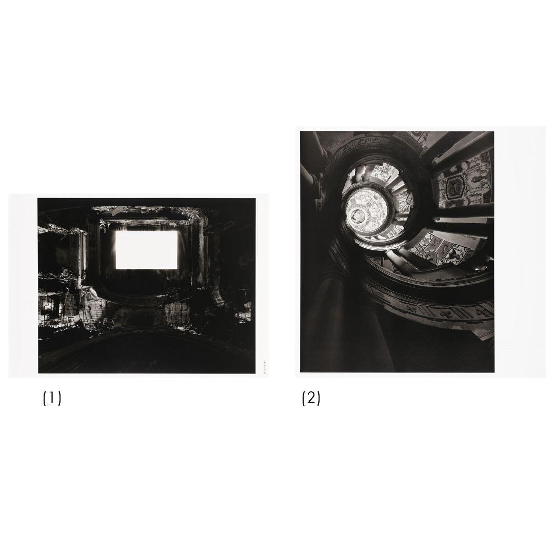 杉本 博司　ポスター　リトグラフ　版画　2枚セット　新品 銀座 蔦屋書店】5周年企画として、⽇本を代表する現代美術作家・杉本