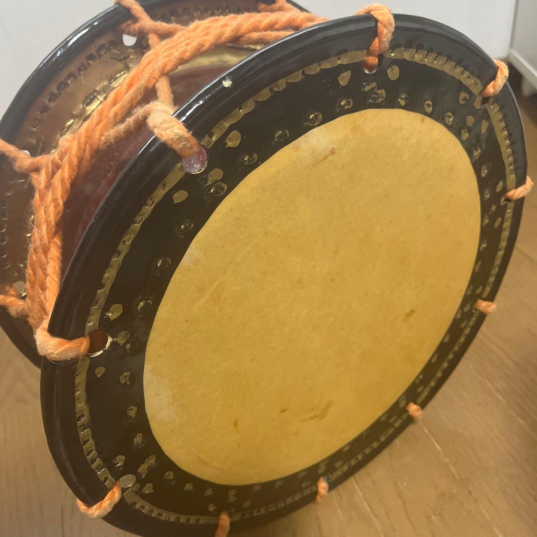 【昭和レトロ】締太鼓 中型 35cm