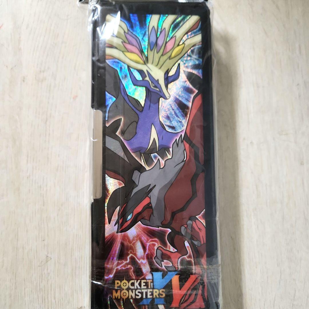 新品未使用 ポケモン ホログラム ゼルネアス イベルタル XY 筆箱 日本