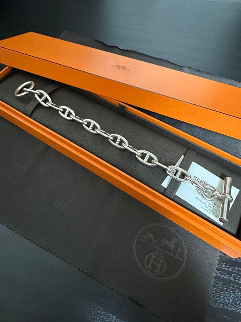 HERMES Chained'Ancre GM13コマ エルメスシェーヌダンクル